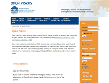 Tablet Screenshot of openpraxis.org